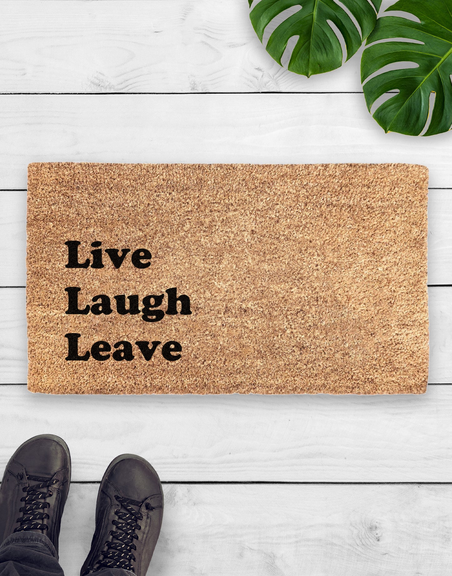 Live Laugh Leave Doormat