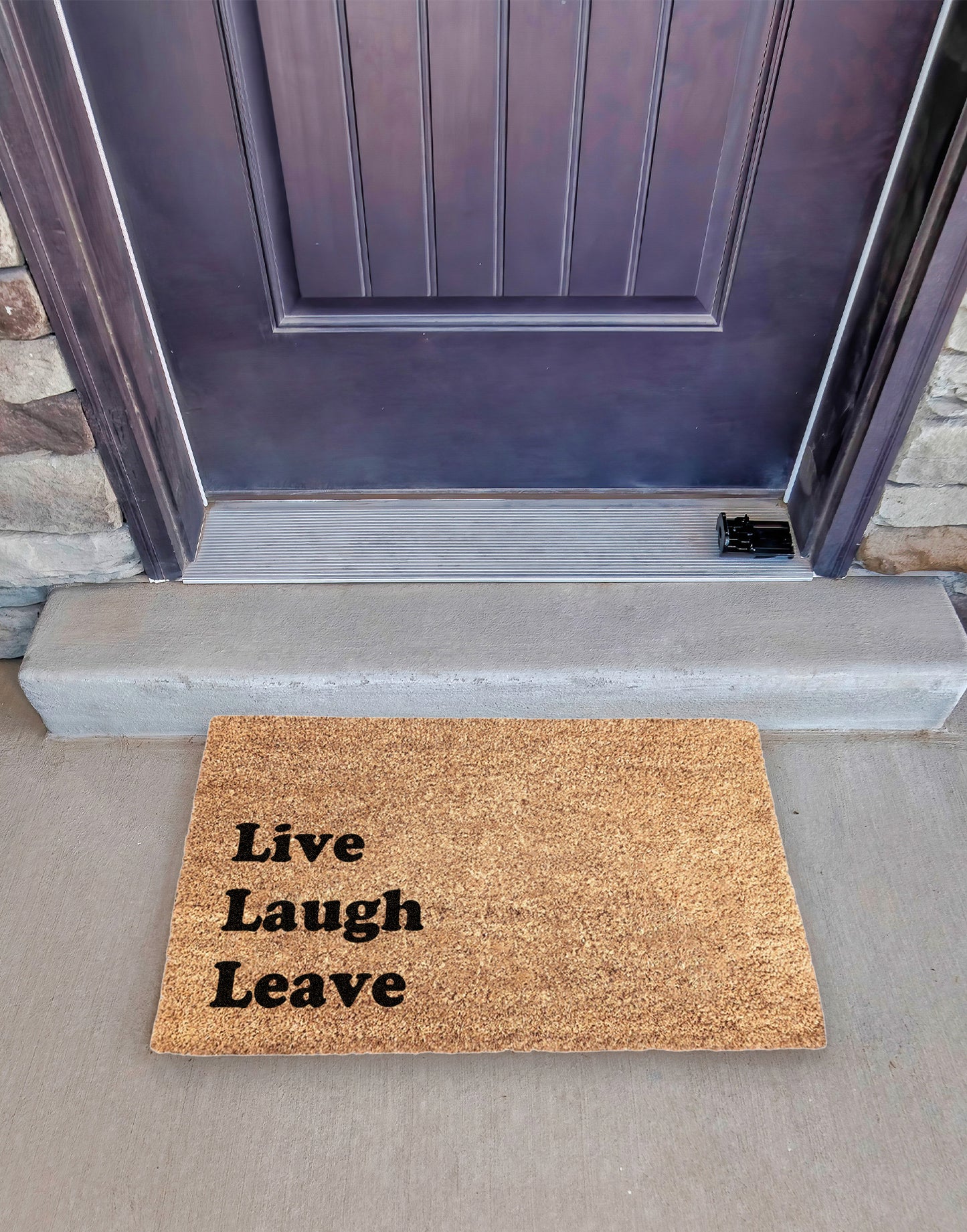 Live Laugh Leave Doormat